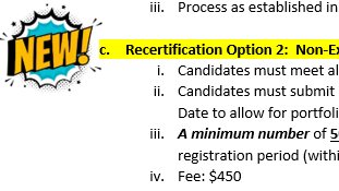In case you missed it in your e-mail - the #CACP RECERTIFCATION pathway by NON-examination is available for public comment!  

Share your thoughts today!!!!

View document: ncbap.org/web/documents/… 

Submit Comments by 11/14: forms.gle/JRjzWWEEBvwATe…