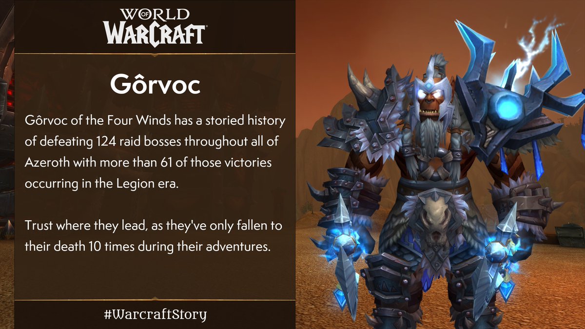 Warcraft's tweet photo. @Patino_57 Behold! Your #WarcraftStory.

Reply to this tweet with the same info for a new story. https://t.co/JItrYBdNdN