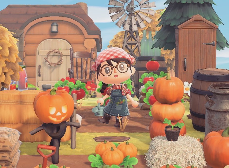 RaeFaeACNH's tweet photo. It’s harvest time! 🍅🥕🥔🌾 Enjoy my harvest ootd 💕 The dress is by Velouria from Moonbell!
#acnh #animalcrossing #acnhootd #acnhfashion #acnhclothes https://t.co/xMQgcFuKRx