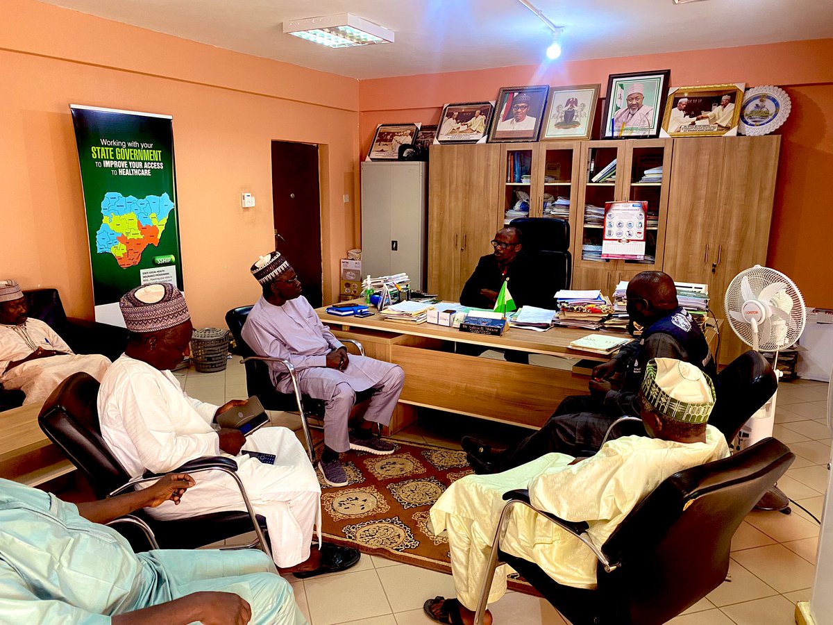 In-line with collaborative effort to move the state forward in health service delivery, WHO Zonal Coordinator NWZ and WHO SC Jigawa Paid a Courtesy Call to the Permanent Secretary Jigawa State MoHwho