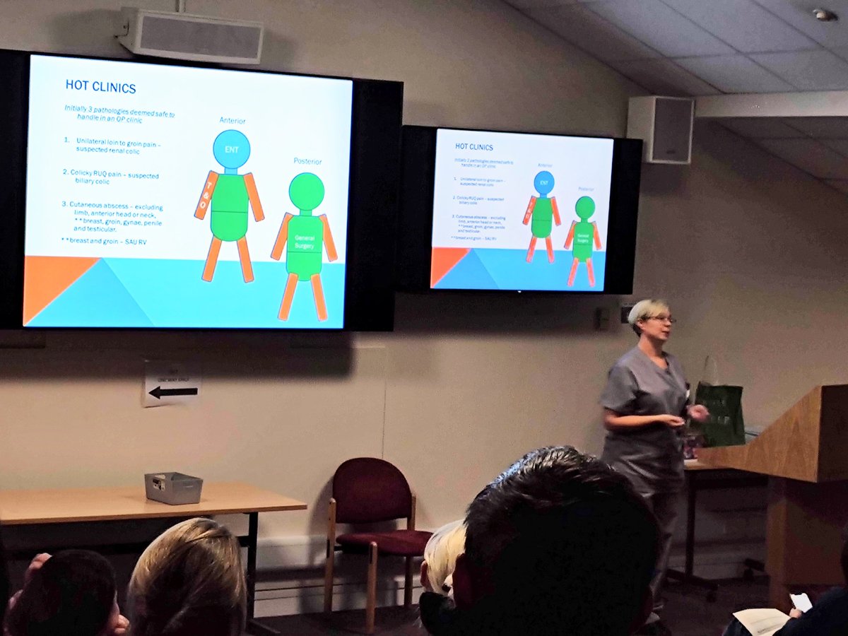 So incredibly proud of the <a href="/uhbtrust/">University Hospitals Birmingham</a> #surgicalACP cohort today. <a href="/Betty54514436/">Betty</a> presenting the plans to improve ambulatory patient care through acute surgery