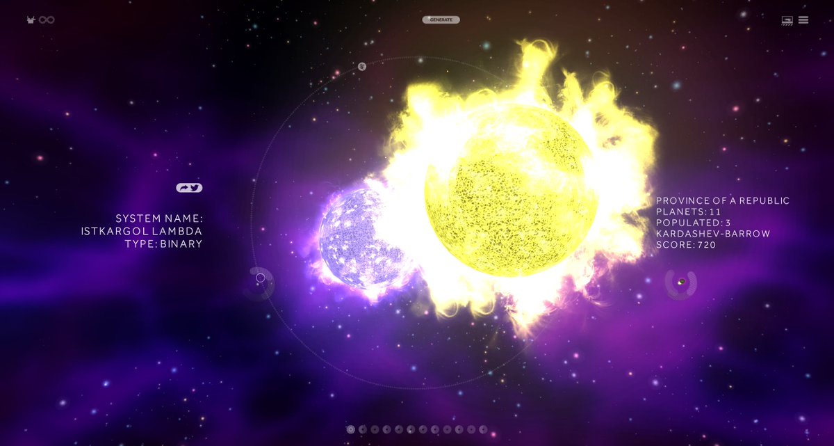 _pocketverse's tweet photo. DISCOVER SYSTEM ISTKARGOL LAMBDA
TYPE: BINARY

province of a republic
planets: 11
populated: 3
kardashev-barrow score: 720 
https://t.co/3bxBbkNIZa
 #nfts #space #pocketverse https://t.co/KzghPxFQRH
