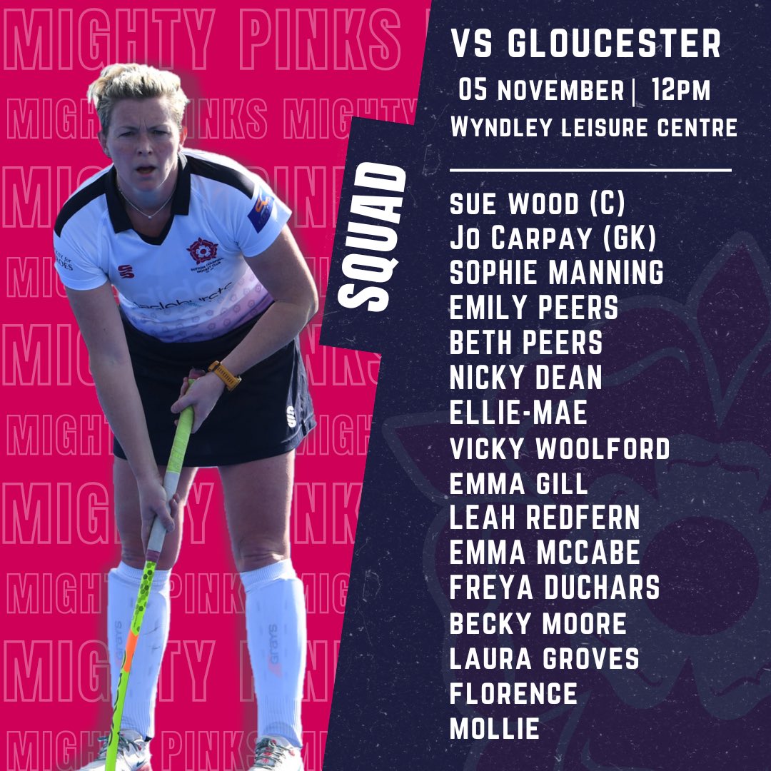 WATCH YOUR 1s‼️

We’re back at home this weekend taking on <a href="/gloscityhc/">Gloucester City HC</a> in a huge game 🤩

Get down to Wyndley at 12pm to cheer us on and see VW return to Wyndley for the first time this year 🙌🏼