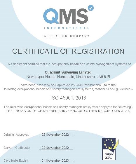Quadrant_'s tweet photo. We are delighted to have awarded our ISO 45001 accreditation this week. This adds to our existing ISO 9001 and ISO 14001. Fantastic achievement! https://t.co/860Tuj0qbl