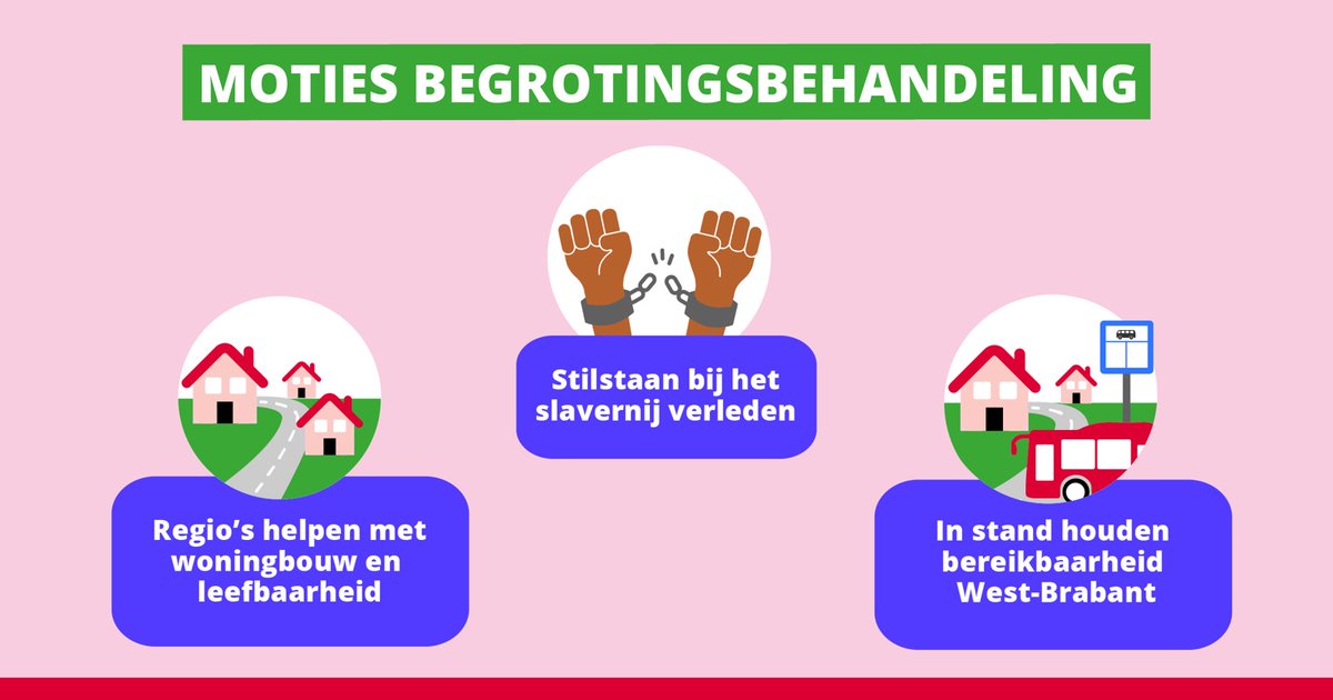 We hebben drie moties ingediend tijdens de begrotingsbehandeling ⬇️