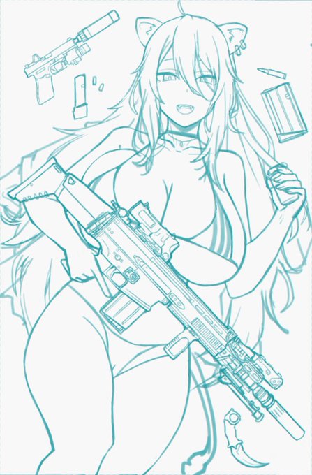 Botan with SCAR-H and Glock 17 wip 