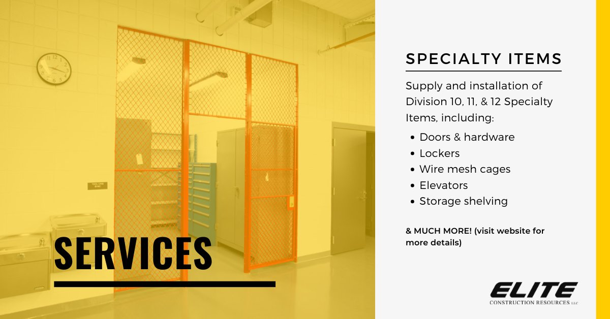ELITECR_LLC's tweet photo. What specialty items do you need for your project?
Entrance floor mats? Check.
Appliances? Check.
Gym equipment? Check.

We could go on and on... See the full list at https://t.co/FdC2KkKezm.

#generaltrades #constructionresources https://t.co/OfDS45JezA