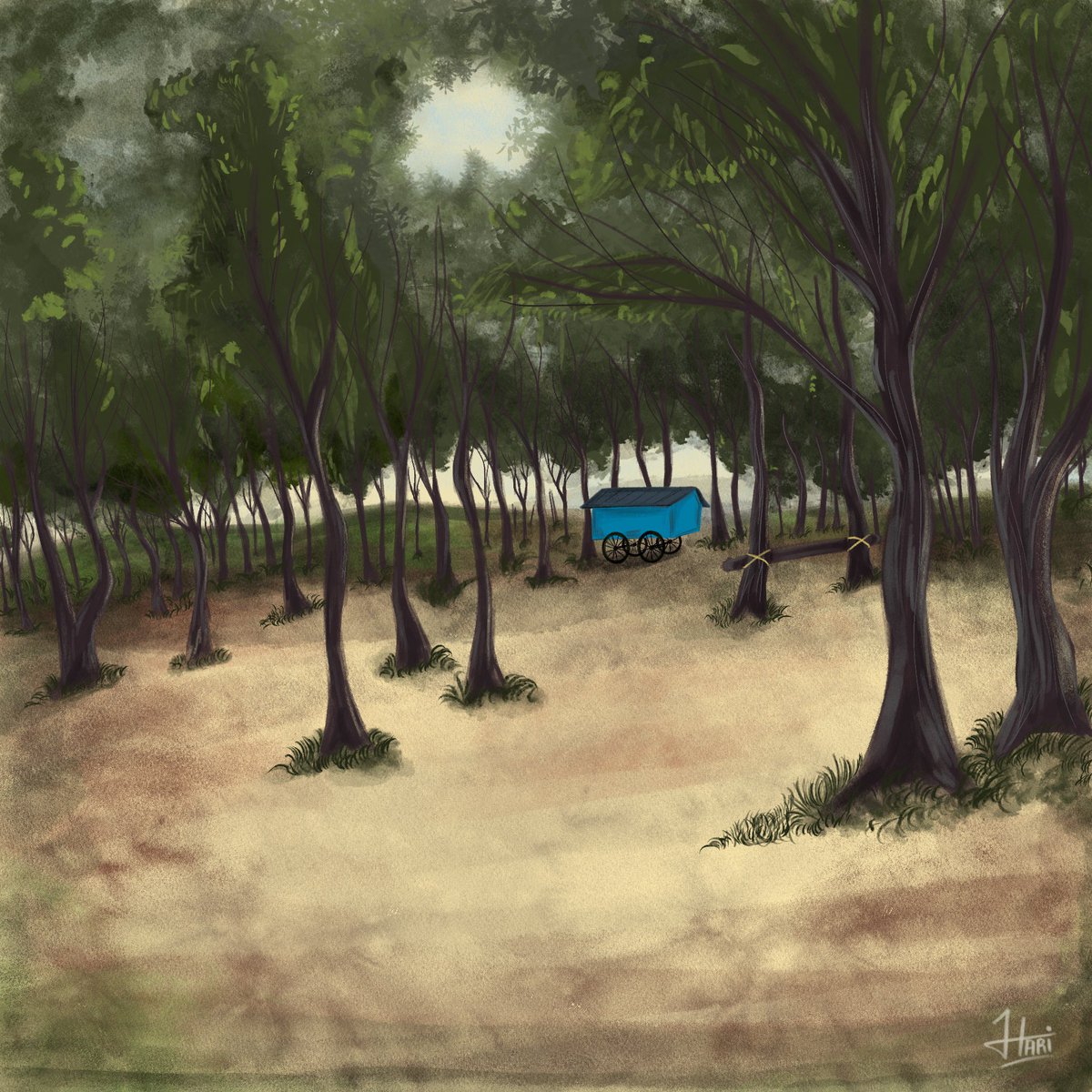 HARIPADMANABHA6's tweet photo. Live drawing 
@Procreate 

#landscape #Artists #ArtsOfAshes #NFT #illustration #digitalart #procreate https://t.co/52WHW8KksZ