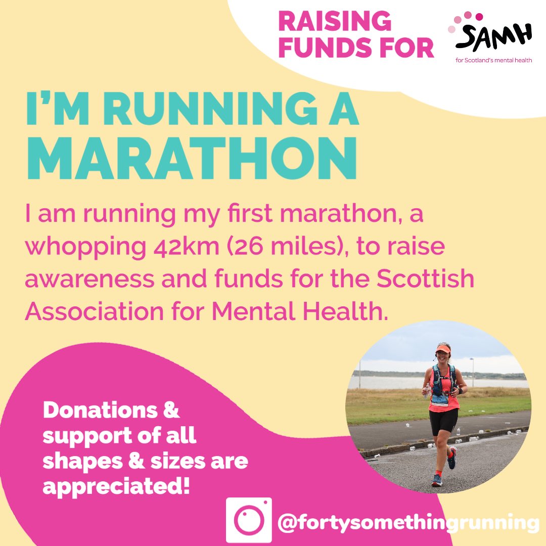 Running the Edinburgh Marathon will be my biggest challenge to date and I am suitably bricking myself!
 
Can you spare a few pennies or support in another way i.e. got a good raffle prize?! 

Click link to donate ➡️ edin.ac/3DFkzui