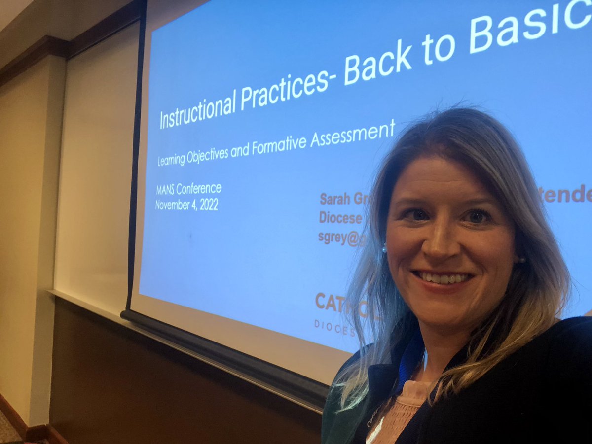 PrincipalGrey's tweet photo. Channeling @ACEatND RLP professors @chellcia5 and @frankiebeejones as I prepare to give a presentation at the @MiNonpub conference. #everylessoneveryday https://t.co/RsNE27HSda