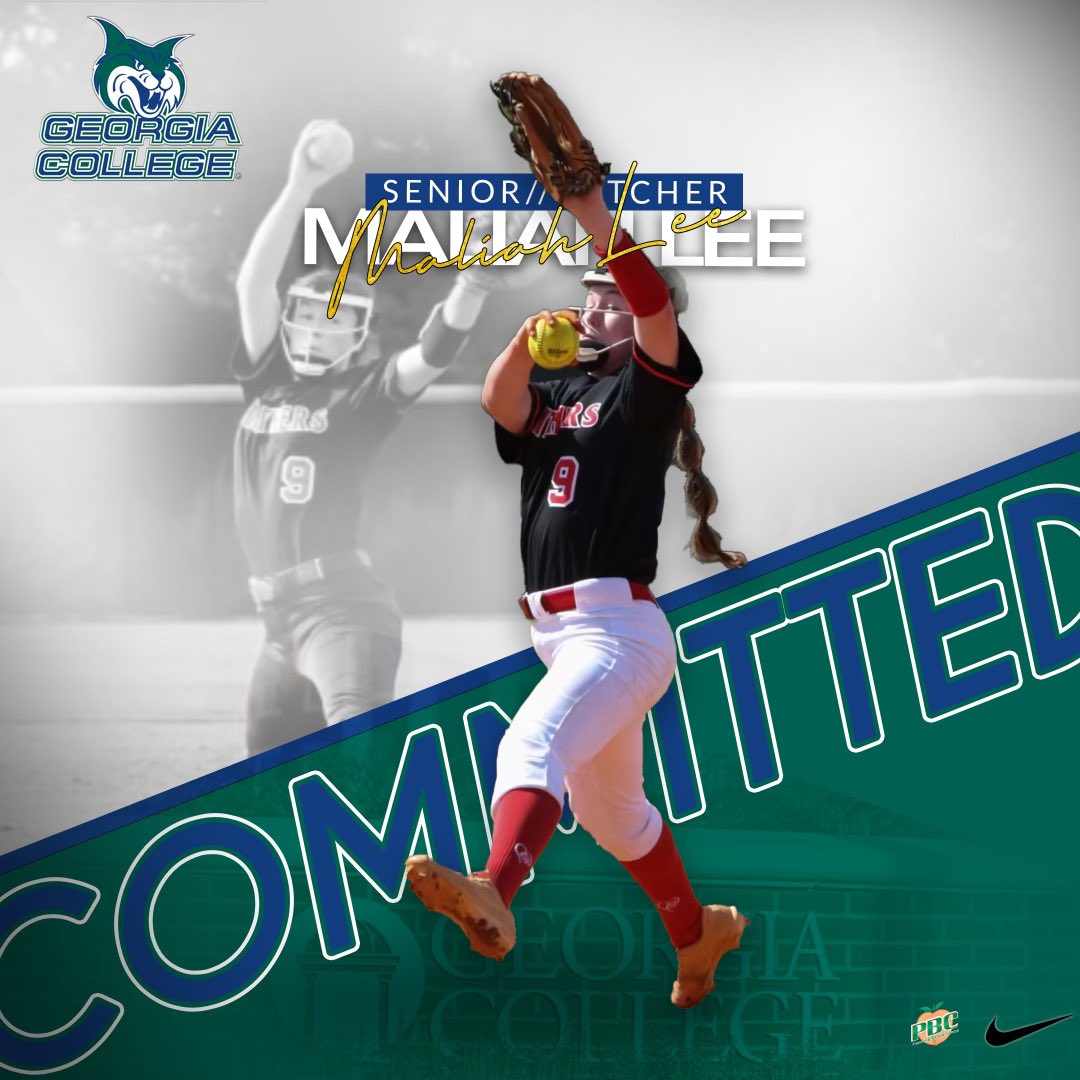 I am so blessed to announce that I will be continuing my academic and softball career at Georgia College and State University. A huge thank you to god, my family, friends, and coaches who have made this possible. Can’t wait to be a bobcat!💚💙