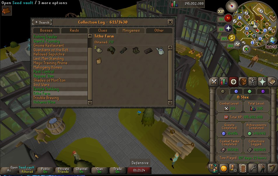 Slax_OSRS's tweet image. Update on new green logs 😀