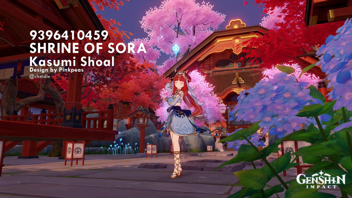 chnidle's tweet photo. Thread of my serenitea pot replica ID for ASIA server! 
Most designs are inspired from others💓 feel free to replicate it✨

Will be updating my other teapot design sooner or later! https://t.co/8p1CUvanUz