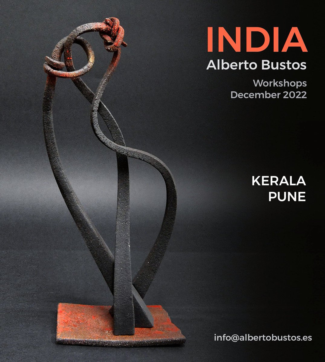 Workshops India.
2022 December.
Kerala: info@clayfingerspottery.com
Pune: rubyj@adipa.com
albertobustos.es