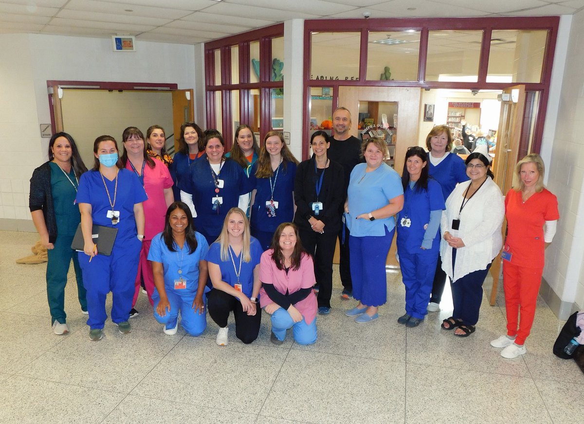 WIS staff getting into the spirit. Many dressed as nurses to honor their favorite school nurse! #westfieldma #wmass #westernma #publicschools #trickortreat