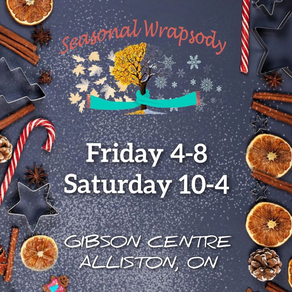 dragonstrings's tweet photo. Today is the day! Friday, November 4th from 4-8 and Sunday. November 5th we will be set up at the Gibson Centre in Alliston for the Seasonal Wrapsody show! We don't normally do craft shows, but this one is too good to miss. All the local artists are setting up and showing of… https://t.co/Yx3MSkceGP