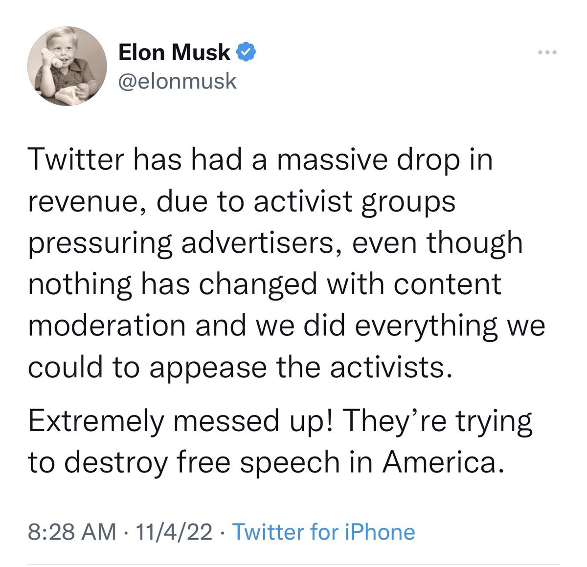 Being able to watch Elon publicly meltdown as his colossally bad investment blows up in his face is deeply, deeply satisfying