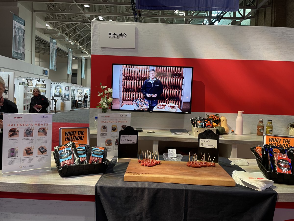 Come join us at the 100th Annual <a href="/RoyalWinterFair/">TheRoyalWinterFair</a> from November 4-6 at the Exhibition Place, Toronto!🥳🥩 We are located at the Metros Market in Heritage Court! And best of all, we have free samples!😁 

Hope to see you there!🧡 What The Halenda!

#royalwinterfair #RWF
