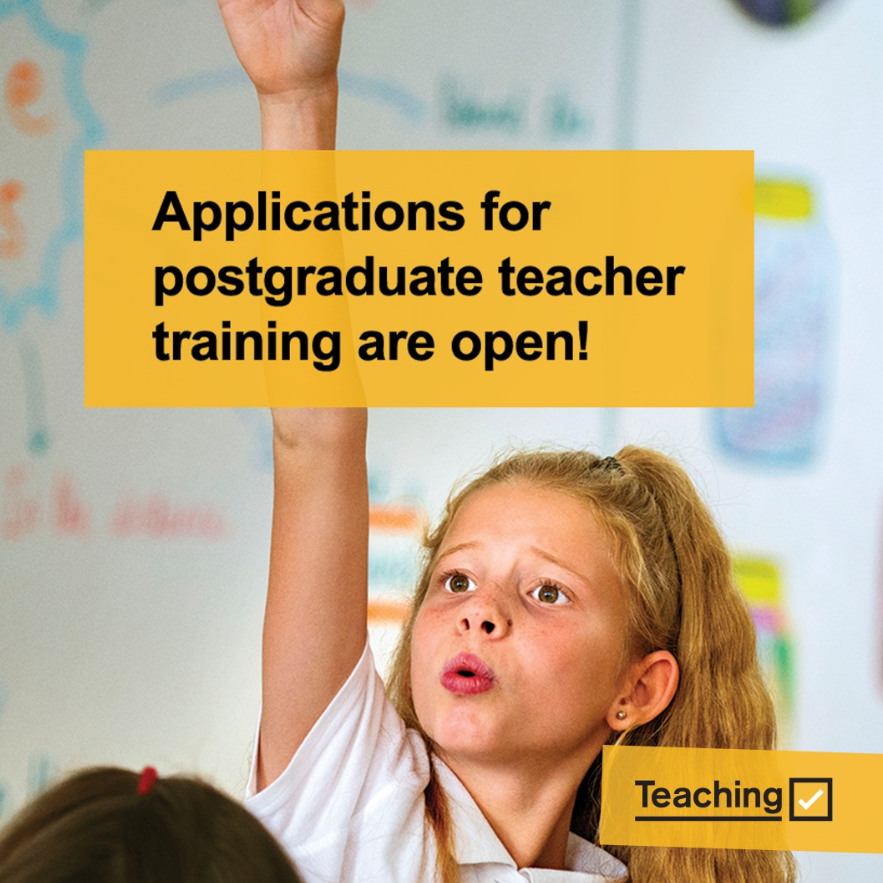 Follow your dream of becoming a teacher via our School Direct Route into Teaching <a href="/getintoteaching/">Teaching</a> 
We place students in Plymouth schools for a hands on approach to learning.
For more information please email: info@ptsa.uk or to apply: gov.uk/apply-for-teac…