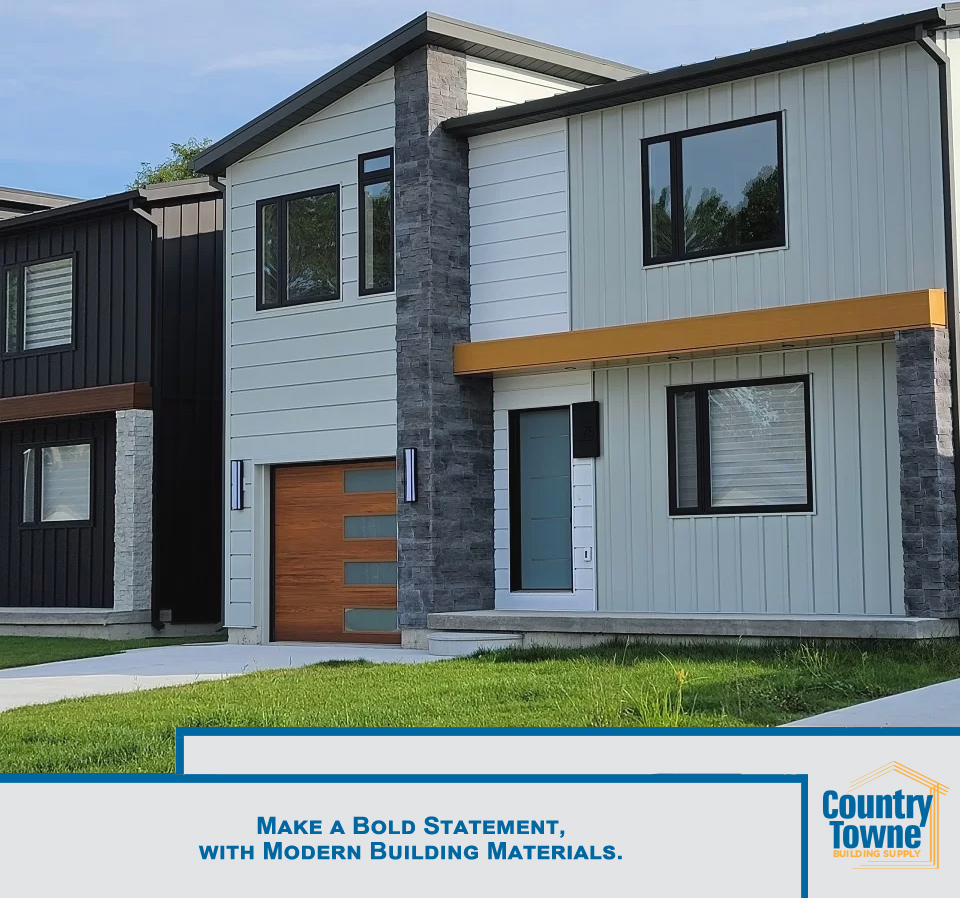 CTmetalroofing's tweet photo. The best modern #building materials with Country Towne's quality #metalproducts. We supply and install, steel siding, metal roofing, cladding and custom trims, for looks that make a bold statement. https://t.co/AtBBQkpt5k https://t.co/1blEhqIKoZ