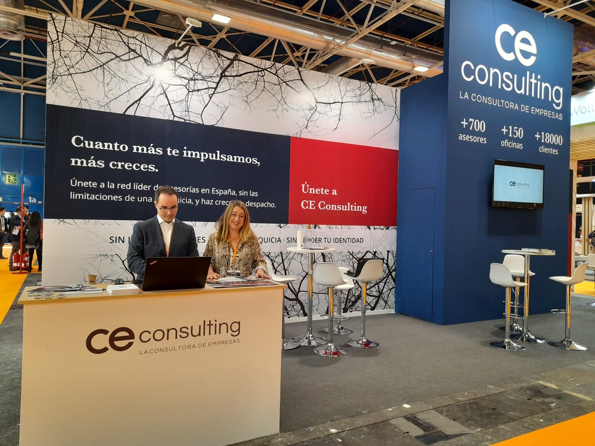 ceempresarial's tweet photo. Desde CE Consulting hacemos una valoración muy positiva de @AccountexEspana por el gran número de asistentes y la calidad de las ponencias que se han ofrecido. 
Gracias a todos los que os habéis interesado, que habéis sido muchos, en conocer más de CE Consulting. https://t.co/ShK4BjInrc