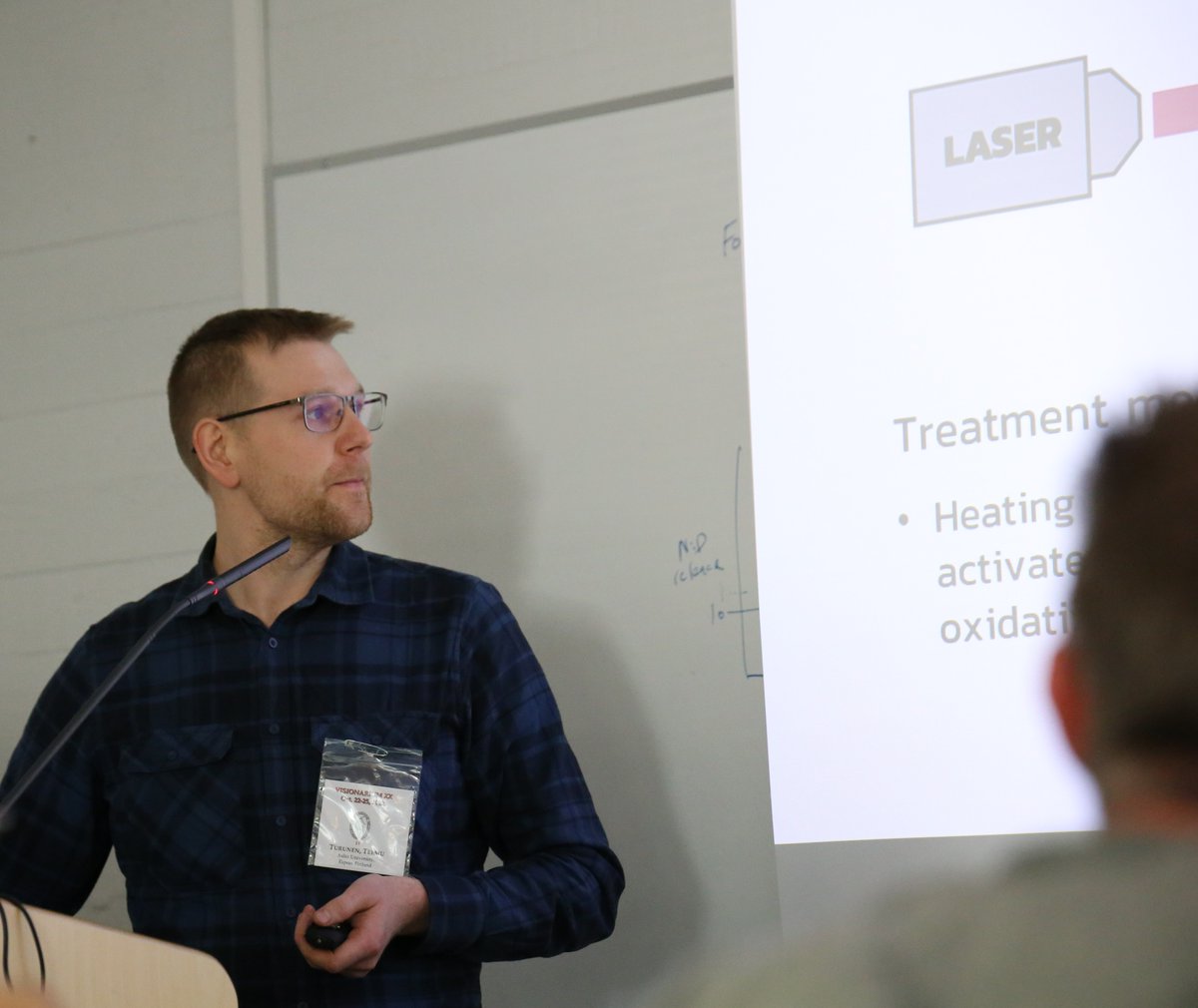 #Maculaser’s CSO Teemu Turunen presented the results of our clinical usability trial in Visionarium XX, a conference for wide-scope vision research. Important milestone on our way to clinical trials investigating the efficacy of the laser-induced heat shock therapy of the #retina