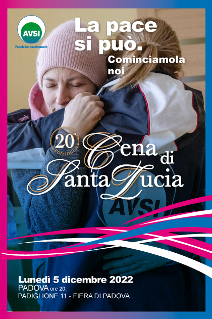 CenaSantaLucia's tweet photo. La Cena di Santa Lucia  giunge finalmente al suo 20° appuntamento! Ti invitiamo partecipare e sarà ancora una volta l'occasione per ritrovarci come sempre sui temi della solidarietà concreta. https://t.co/awkwN2CT3g