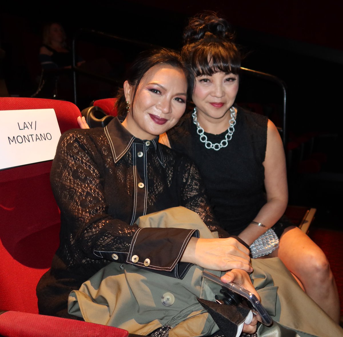 jrnepales's tweet photo. From @DollyEdeLeon 's @triangleofsad (ness) event, we supported another amazing FilAm @sumaleedotcom whose #LinLayProductions with #GraceLay, produced the horror film #TheNanny written & directed by #NikyatuJusu. It stars Anna Diop, Michelle Monaghan. (Photos: @nepalesruben ) https://t.co/EFrrW7YjqA