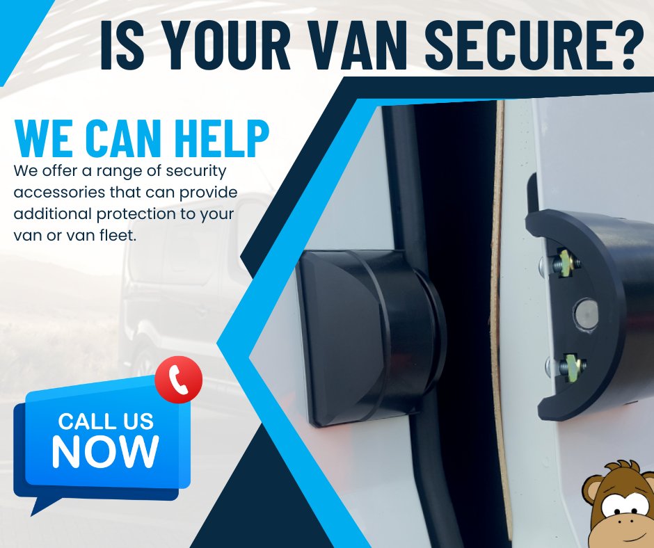vanmonkeyuk's tweet image. Is your van secure? 🧐

Here at Van Monkey, we like to ensure your vehicle is protected with a range of industry-recognised safety accessories such as security locks to, alarms, ghost immobilisers, &amp;amp; even Simmersafe vaults

Secure your van with Van Monkey. 🐒
#Vanprotection