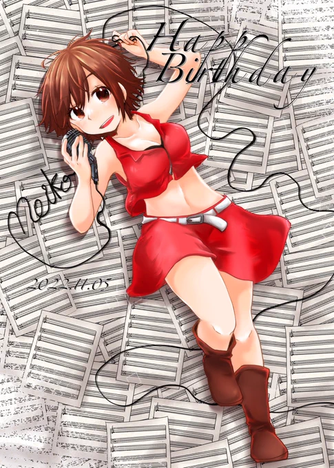 MEIKOさんお誕生日おめでとうございます。力強い声のMEIKOさんが大好きです。一生推します!!! #MEIKO生誕祭2022 
