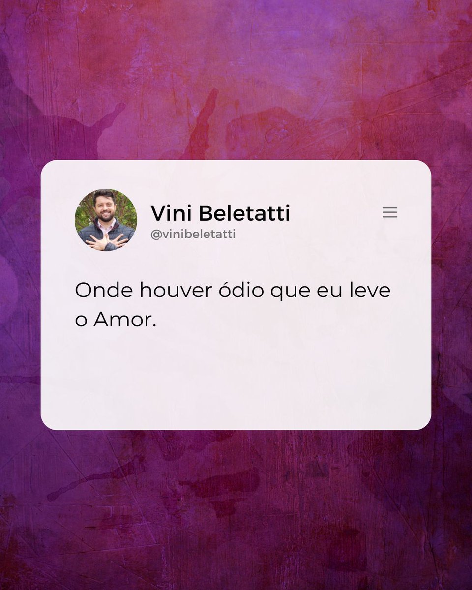 ViniBeletatti's tweet photo. 🤬😡⏸🖐💜🤍❤🍀
#autoconhecimento #mp30 #prosperidade #amor #espiritualidade #positividade https://t.co/ZZ0JD12jf4