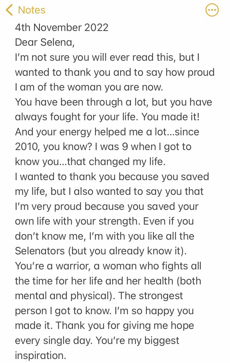 Protector_Ale's tweet photo. #MyMindAndMe was heartbreaking, but it also touched my soul and I was finally brave enough to write this… @selenagomez I don’t know if you’ll ever read this, but thank you ❤️
@SelenaFanClub https://t.co/fWF1gXkfFa