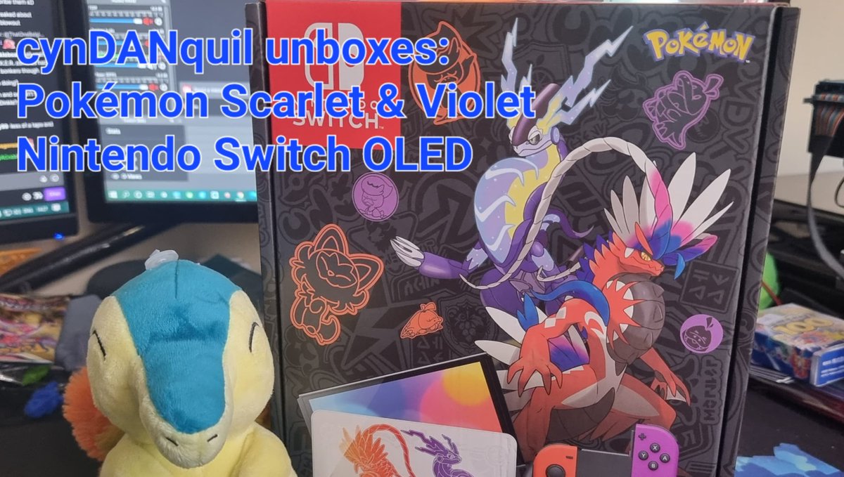 DarkWolf747's tweet photo. NEW VIDEO: Unboxing of the Special Pokemon OLED version!
#Pokemon #PokemonScarlet #PokemonViolet #Nintendo #NintendoSwitch #NintendoOLED https://t.co/HEeKgph4Jh