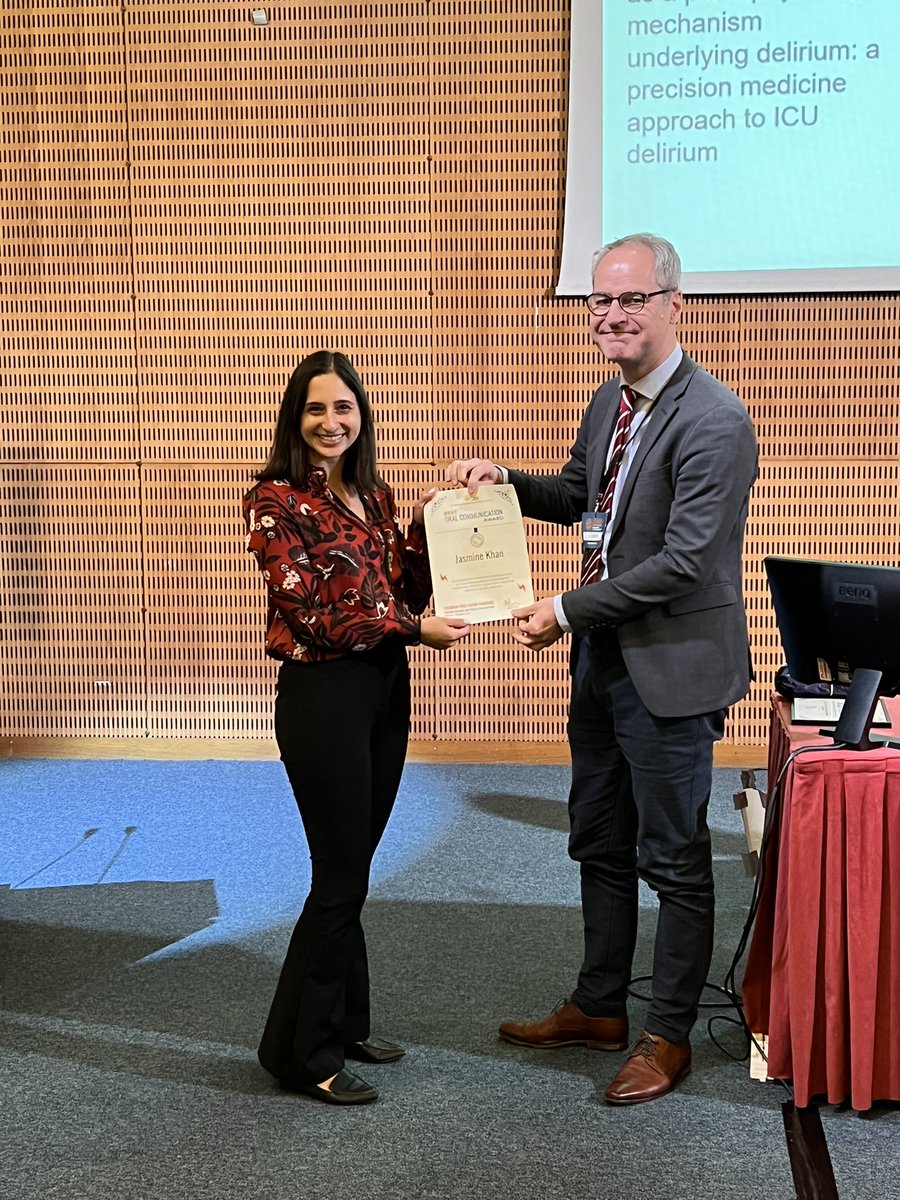 Neuroscience at Queen's University (@queensu_cns) on Twitter photo Congratulations <a href="/jasmine_m_khan_/">Jasmine Khan</a> <a href="/QueensMDPhD/">Queen's MD/PhD</a> of the <a href="/jgordonboyd/">J Gordon Boyd</a> lab on your oral presentation award <a href="/EDA_delirium/">European Delirium</a>! So well deserved, <a href="/QueensU_CNS/">Neuroscience at Queen's University</a> is proud. Congratulations <a href="/jasmine_m_khan_/">Jasmine Khan</a> <a href="/QueensMDPhD/">Queen's MD/PhD</a> of the <a href="/jgordonboyd/">J Gordon Boyd</a> lab on your oral presentation award <a href="/EDA_delirium/">European Delirium</a>! So well deserved, <a href="/QueensU_CNS/">Neuroscience at Queen's University</a> is proud.