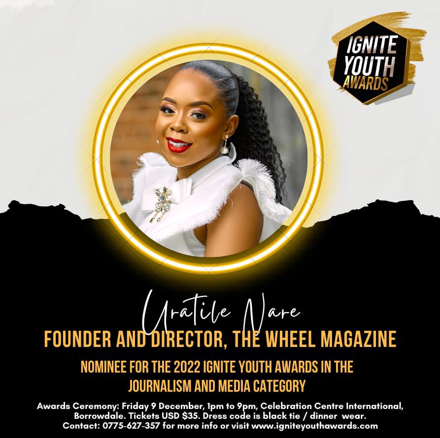 WheelMagazine's tweet image. Congratulations to our founder Uratile Nare @Thatchiq_Yuraah for being nominated for the @IgniteYouthOrg awards, in the Journalism and Media category. 
Follow link below to vote by simply liking the Instagram post 👇🏽

instagram.com/p/CkhohIdKHXv/…