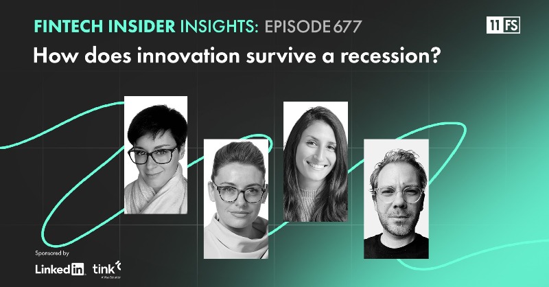FintechInsiders's tweet photo. 🆕 EPISODE 🆕 

On this week's insights show we're asking: How does innovation survive a recession? 🤔

To do so, host @_nicoleperry is joined by: 

🎙 Catalina Munteanu // @11FS 
🎙 @ValKristensen // @OakNorth
🎙 @thejakers // @Versapay 

🎧 Listen now 👇