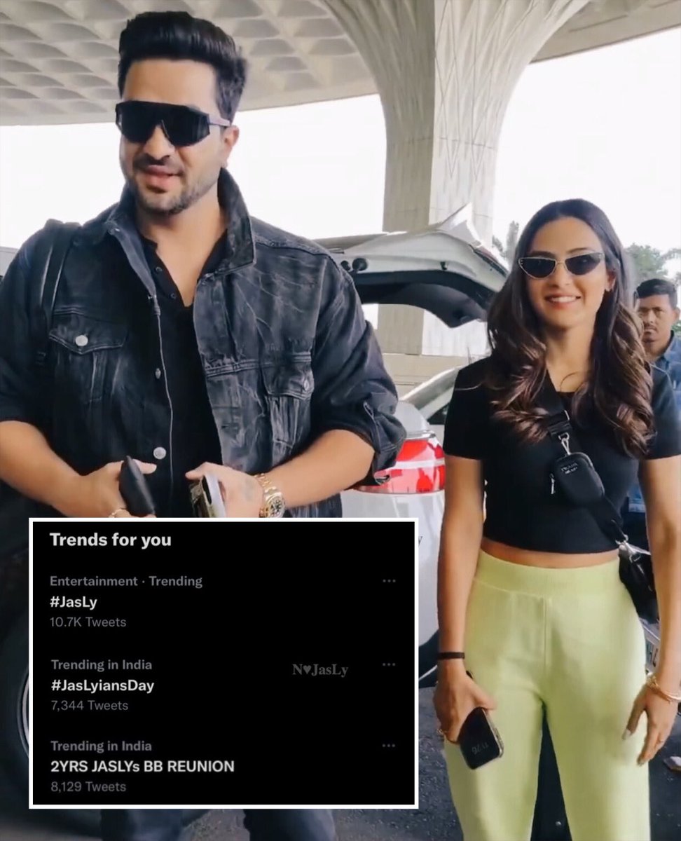 Thank you every1 for taking out your precious time🥺❤️ We appreciate you all and lots of love & Congrat to all of us🥳 We Did It 🙌🏻😍 Love You JasLy❤️ @jasminbhasin @AlyGoni This one’s for you two🥰 #JasminBhasin #AlyGoni 2YRS JASLYs BB REUNION #JasLy #JasLyiansDay