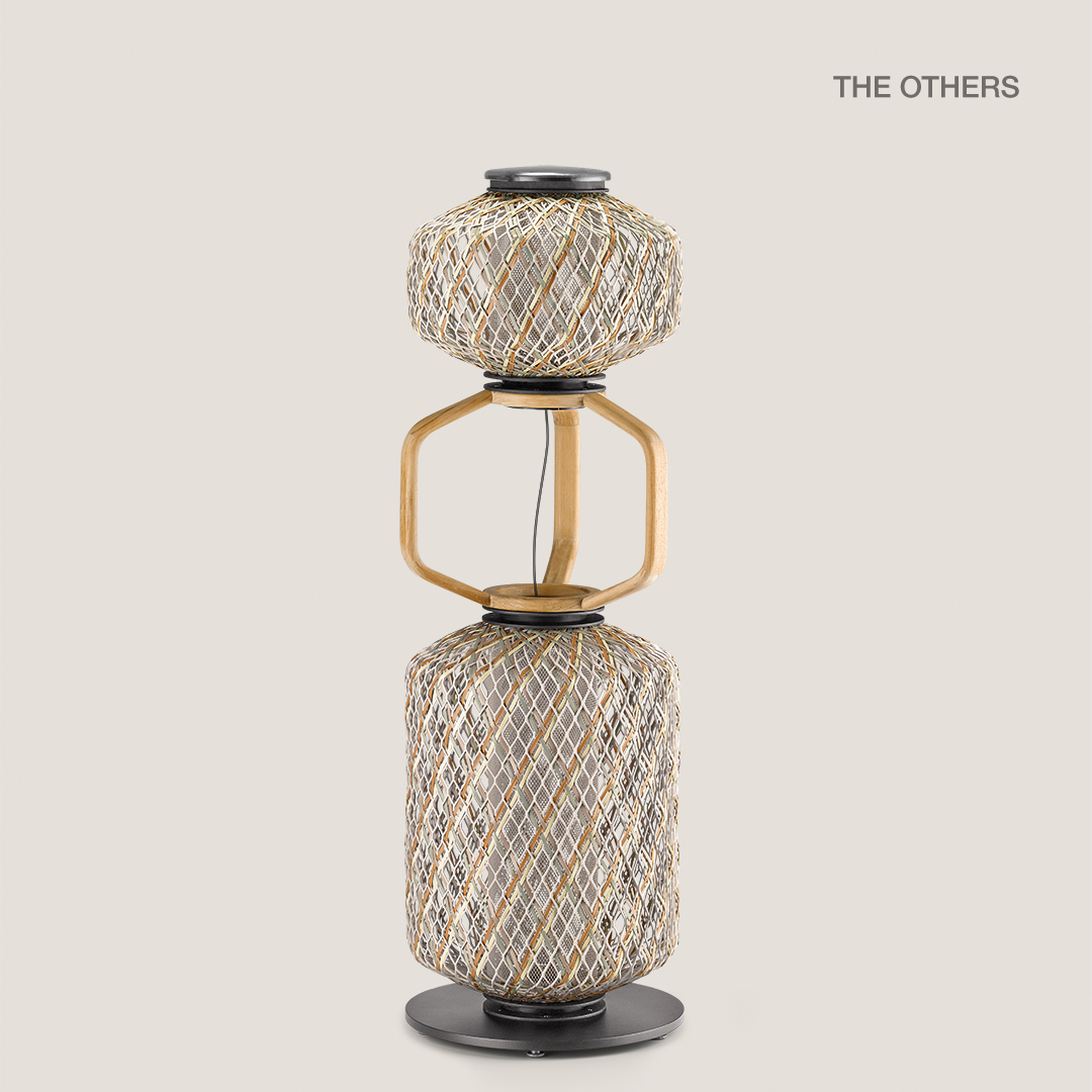 DEDON's tweet image. From open-air to indoor settings, you’ve seen how THE OTHERS can brighten your lounging or dining moments. Playful, distinct and bright, these handwoven lamps are the perfect guests who know how to set the mood.
