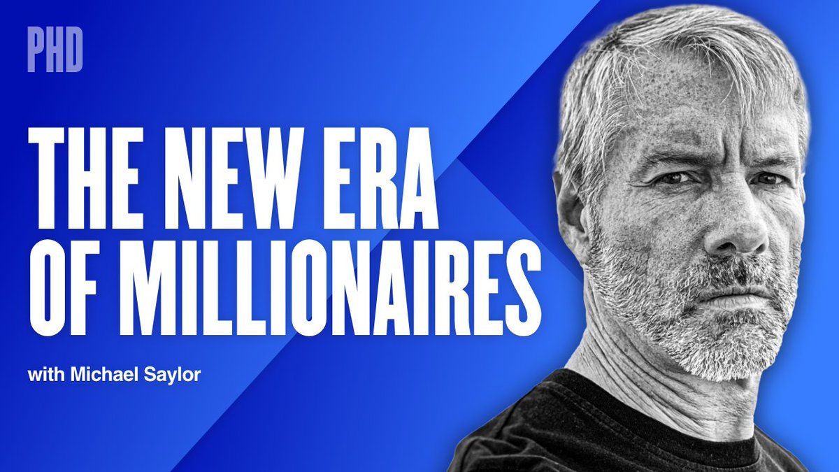 PeterDiamandis's tweet image. If you missed my chat with @saylor, check it out on Youtube. This episode is especially for Bitcoin enthusiasts, Atlas Shrugged fans, and Cyberspace futurists worldwide. 

youtu.be/v4na2pycrcc