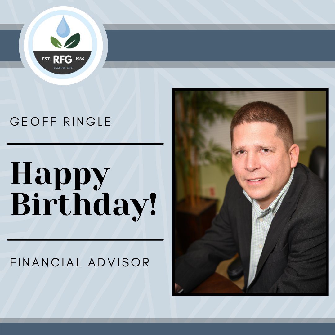 Plan_For_Life's tweet photo. Happy Birthday Geoff!

The RFG family appreciates all your hard work during the past year. We wish you a happy birthday and a great year to come.

#RFG #Family #Growth #Service #LiveForToday #PrepareForTomorrow #PlanForLife #Birthday https://t.co/QLIMIYUjAa