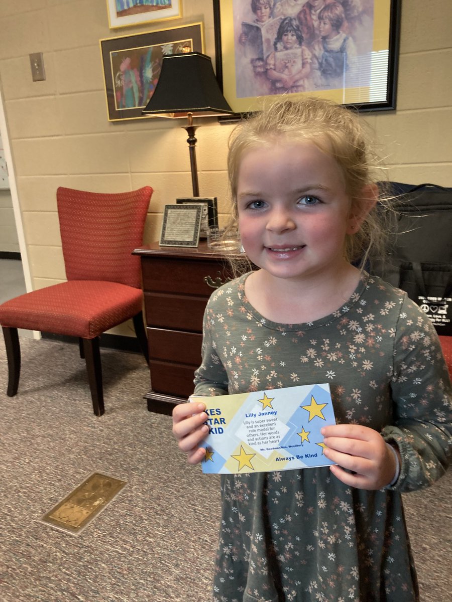 Celebrating Lilly as our KES Star Kid❤️❤️❤️So proud of your leadership 😊😊