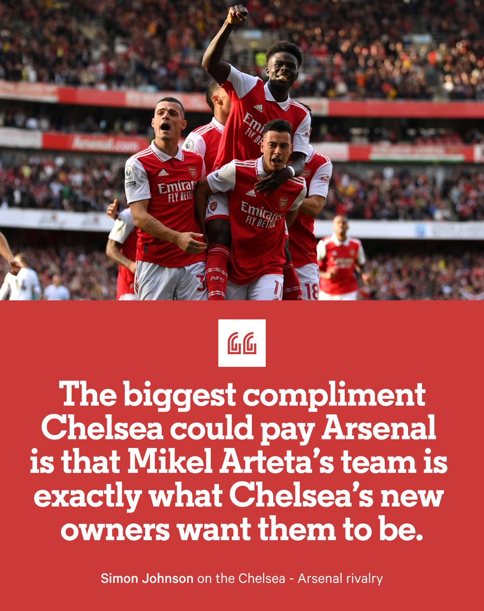 The youthfulness of Arsenal’s team under Mikel Arteta is what Boehly-Clearlake group want, with Chelsea's owners previously stating their intentions to build a #CFC side full of players 25 and under...