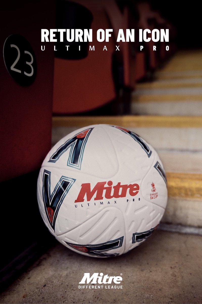 MitreSports's tweet photo. Here for all this season’s @EmiratesFACup drama. #ReturnOfAnIcon https://t.co/J00qBljal2