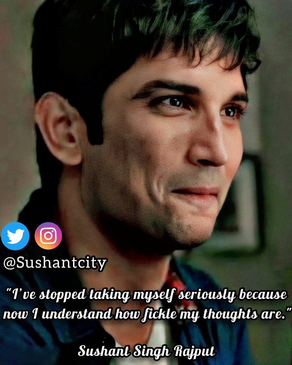 Dil Bechara 💘 🎶

Janam kab lena hai aur marna kab hai … hum decide nahi kar sakte … par kaise jeena hai … woh hum decide kar sakte hai 👍💖👑

Sushant Favourite Dialogue