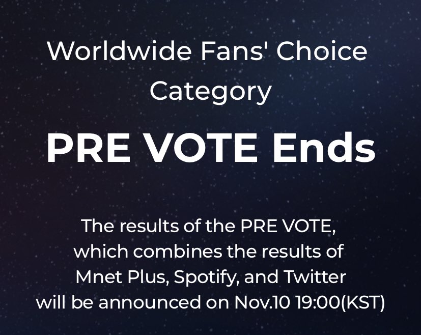 GOT7_Quote's tweet photo. 🎊ปิดโหวตแล้วสำหรับรอบพรีโหวต 2022 MAMA AWARDS
<Worldwide Fans' Choice Top 10>🐥💚

ขอบคุณอากาเซ่ทุกๆคน ทุกๆทีมที่ร่วมด้วยช่วยกันเพื่อ GOT7 พวกคุณสุดยอดมาก👏🏻👏🏻

✨อยู่อันดับ 9️⃣ ด้วยคะแนน 4.48%

แล้วเรามาลุ้นผลประกาศอย่างเป็นทางการกันอีกครั้งนะคะ✌🏻✌🏻
#GOT7 @GOT7 https://t.co/1jJ8Kx7tFC