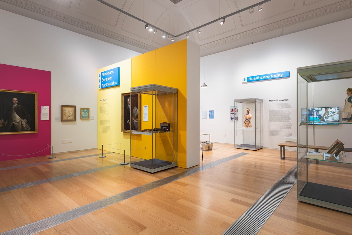 ianjwills's tweet photo. 💊 Make an appointment to see ‘A Picture of Health: Exeter's Medical History’ exhibition @RAMMuseum on until 22 Jan 2023 – design by me, curated by @thanatologist86 with build support by RAMM’s in-house team. #NHS 
📷 Gallery photography by Simon Tutty https://t.co/gPcFtuX8as
