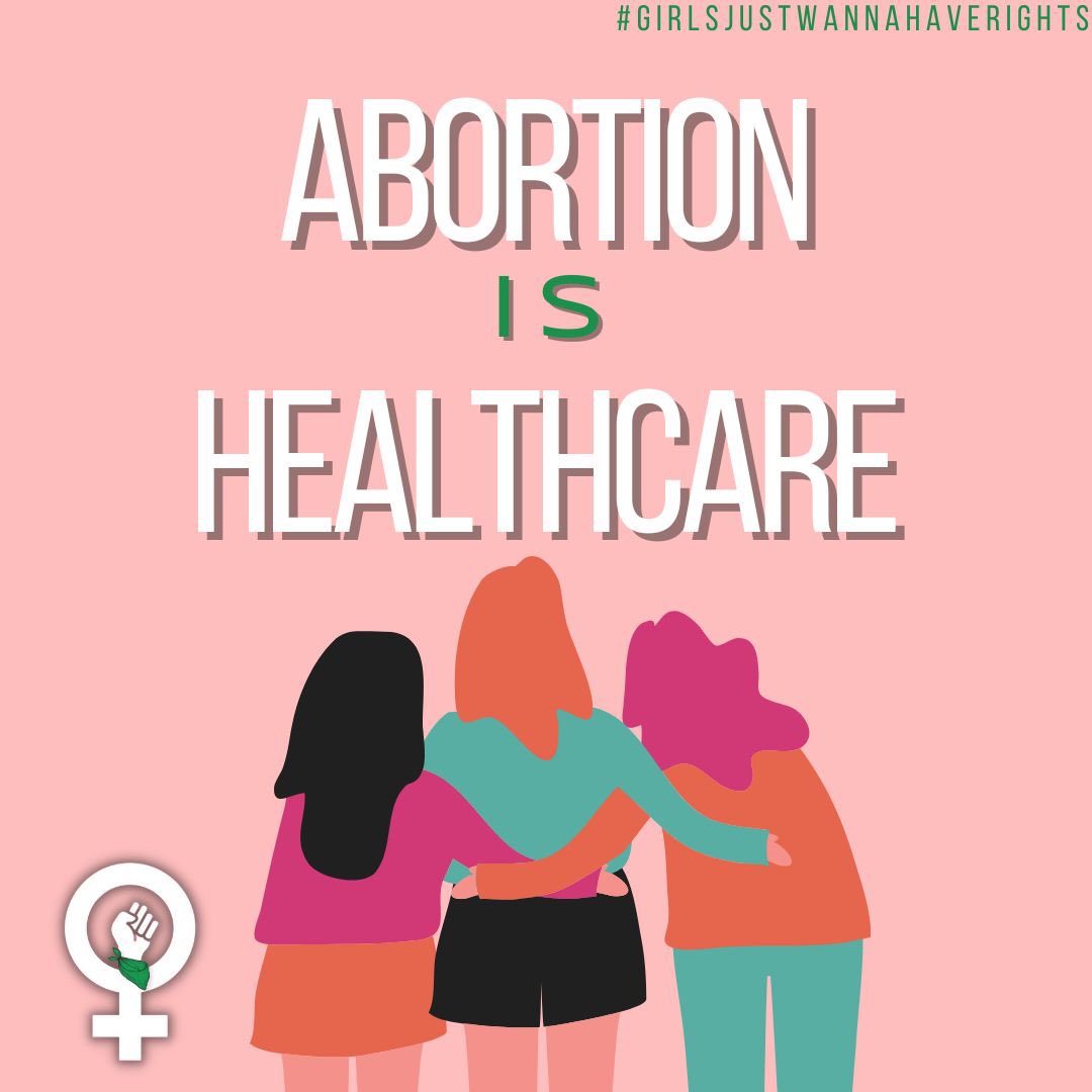 GirlsWantRights's tweet photo. Abortion is essential healthcare. #girlsjustwannahavefundamentalrights https://t.co/eZS6r3qsqi https://t.co/NiKmLUYX9b