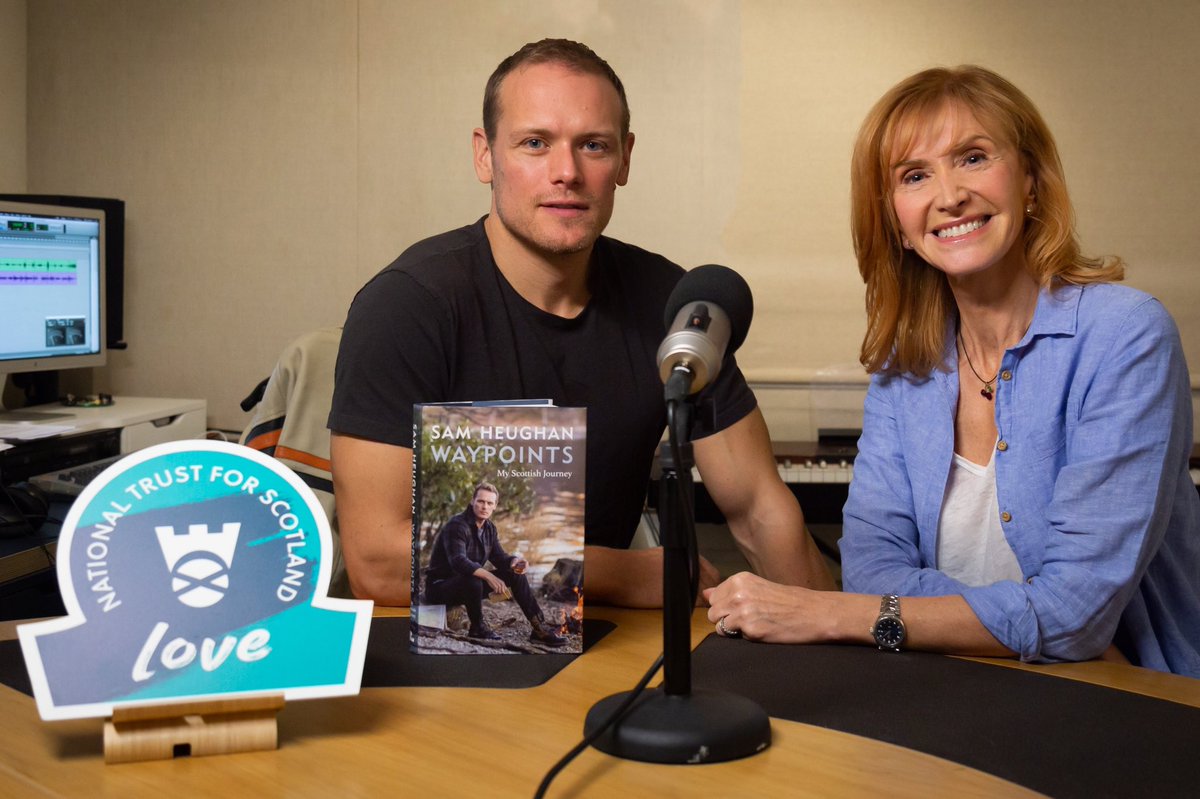 SamHeughan's tweet photo. https://t.co/c5B8O7RMPp

Wonderful chat with #jackiebird for the @N_T_S Podcast!

A keen Walker and outdoor enthusiast, we discuss the historic locations of Scotland and my journey this far… https://t.co/p5mQ58UfGL