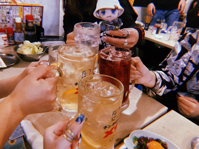 ハッカーイ🍻してきたてわけよ
奥のはっかいぬいわしの♬
ウメさんだけタグ付けできんかた🤣 
