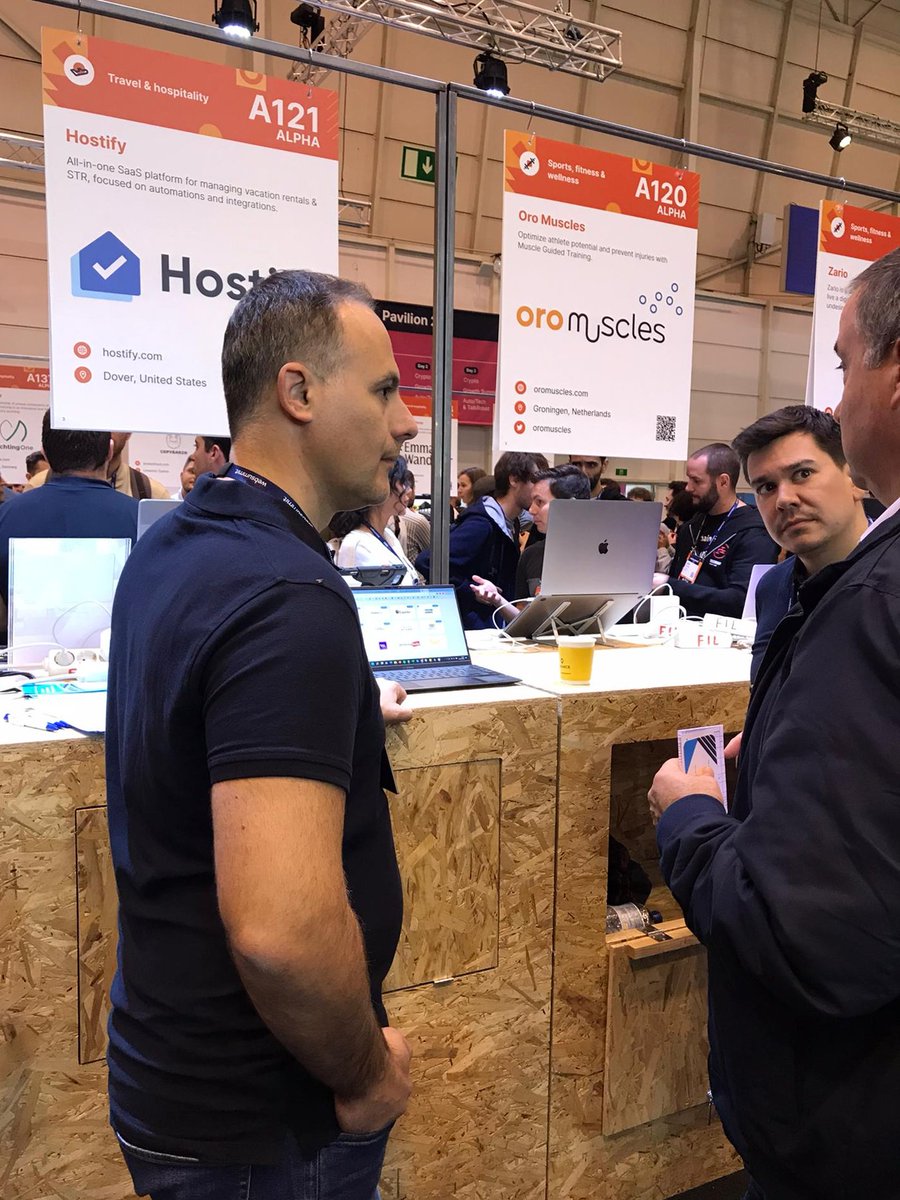 Hostifycom's tweet photo. Our CEO & Founder Chavdar Marinov and Joan Cortes CRO are representing #Hostify, our Smart #PropertyManagementSoftware in Lisbon for the Web Summit 2022 event!
Are you there? Don't hesitate to approach them for a chat
#WebSummit #protech #technology #channelmanager https://t.co/Fdj6JthXpV